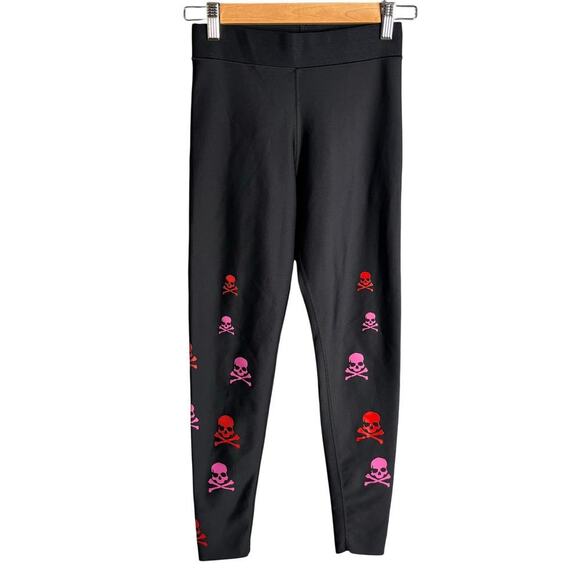 Ultracor x SoulCycle Scatter Skull Leggings Black Size M - Picture 3 of 5